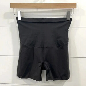 SPANX Black High Waisted Shapewear Shorts Size XL